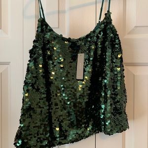 J Crew Sequin Tank Top